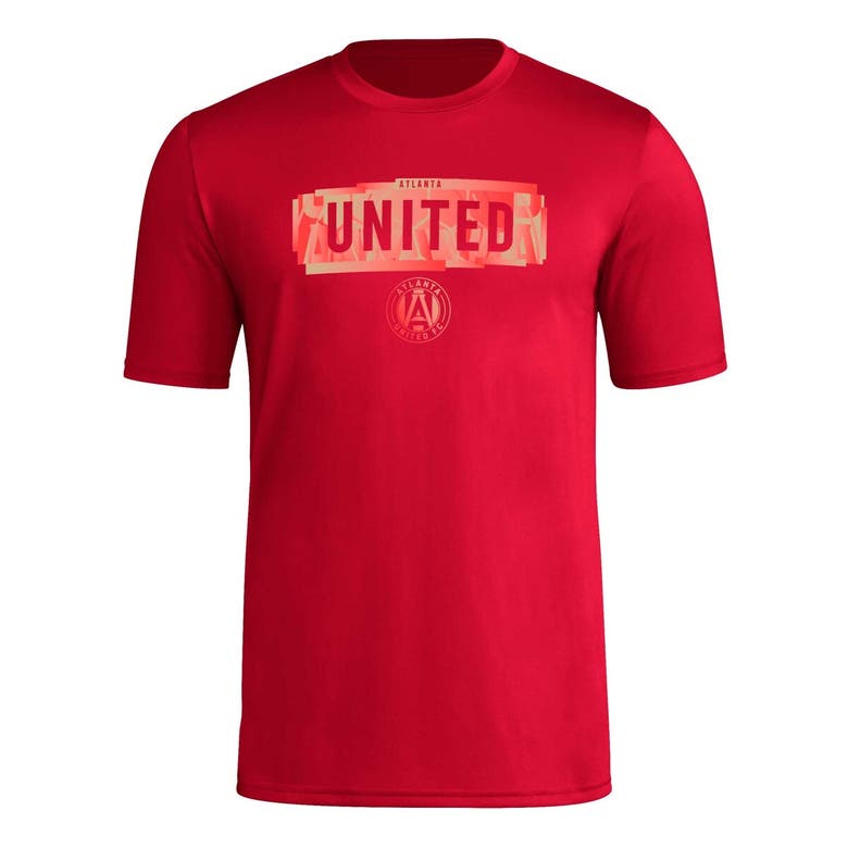 Shop Adidas Originals Adidas Red Atlanta United Fc Local Pop Aeroready T-shirt