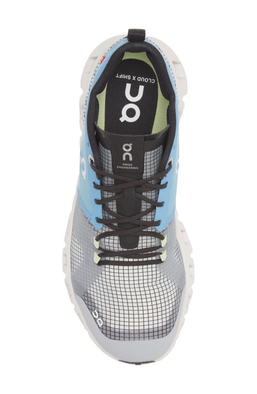 Shop On Cloud X Shift Running Shoe In Niagara/white