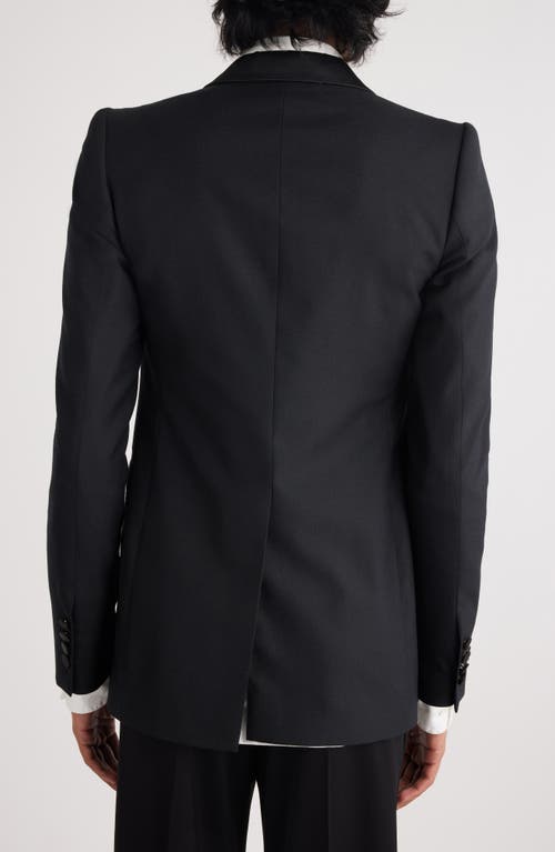 Shop Dries Van Noten Baylors Wool & Silk Dinner Jacket In Black 900