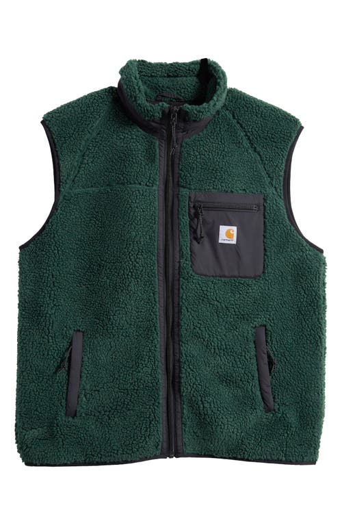 Carhartt Work In Progress Prentis Fleece Vest Liner In Sycamore Tree/black