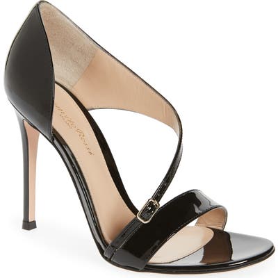 Gianvito Rossi Cross Strap Sandal, Black