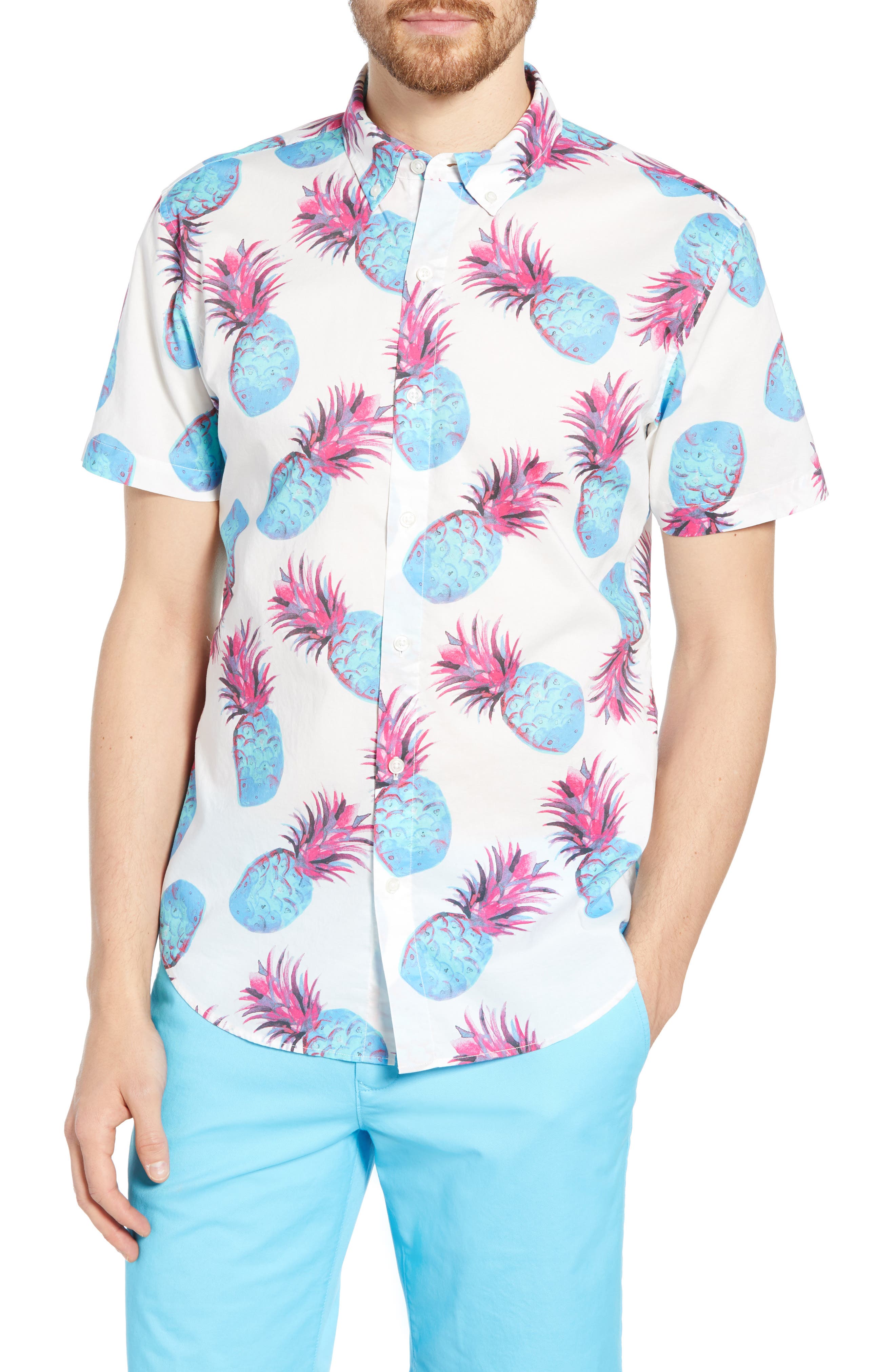 bonobos pineapple shirt