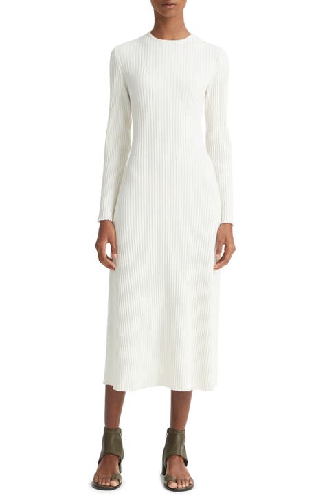 white long sleeve dress | Nordstrom