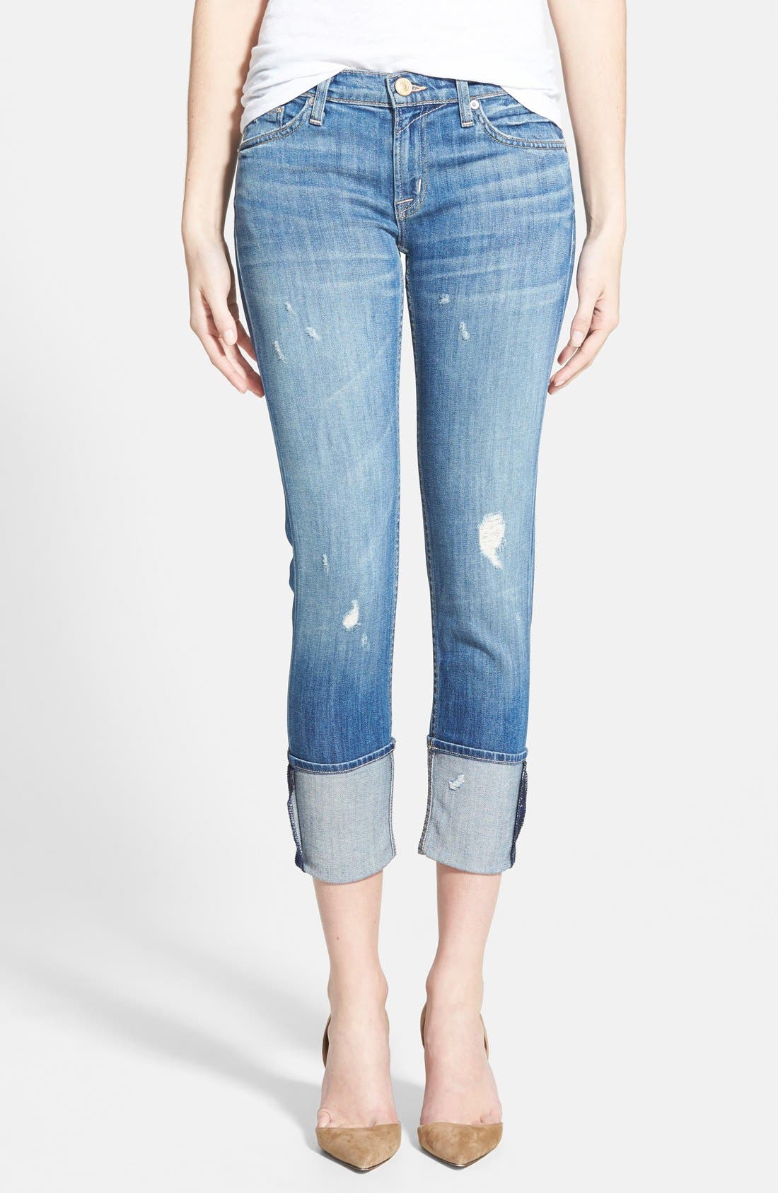 hudson muse crop skinny