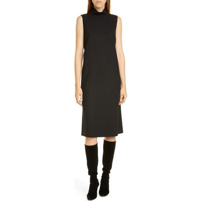 Lafayette 148 New York Teresa Stretch Wool Dress, Black