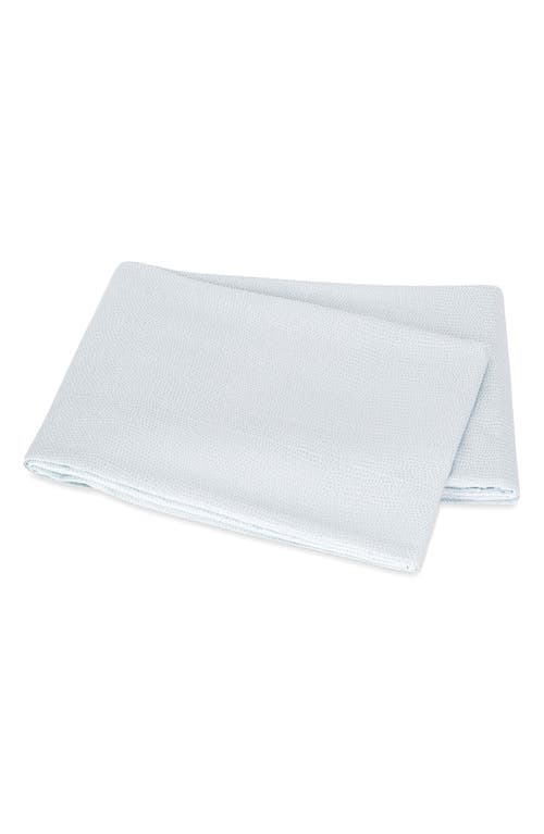 Matouk Jasper Cotton Sateen Flat Sheet in Pool at Nordstrom