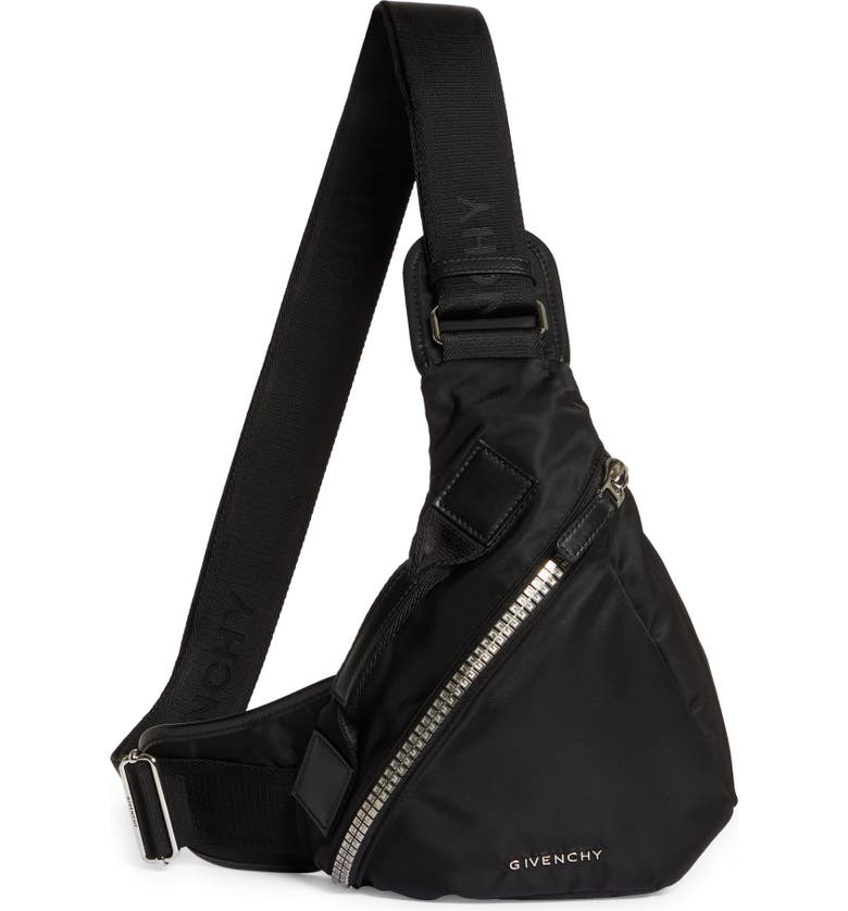 Small G-Zip Triangle Sling Backpack
