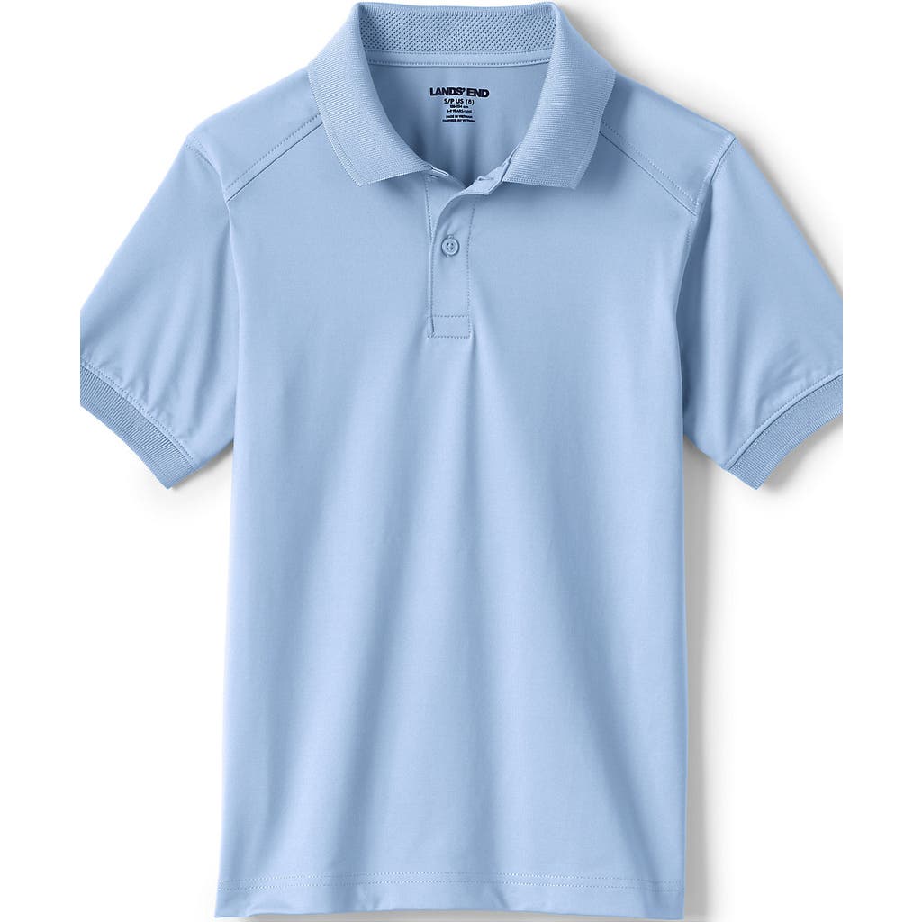 LANDS' END LANDS' END SCHOOL UNIFORM KIDS SHORT SLEEVE RAPID DRY POLO SHIRT