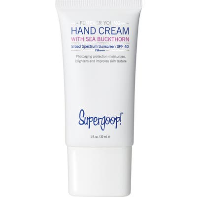 Supergoop! Forever Young Hand Cream With Sea Buckthorn Broad Spectrum Spf 40