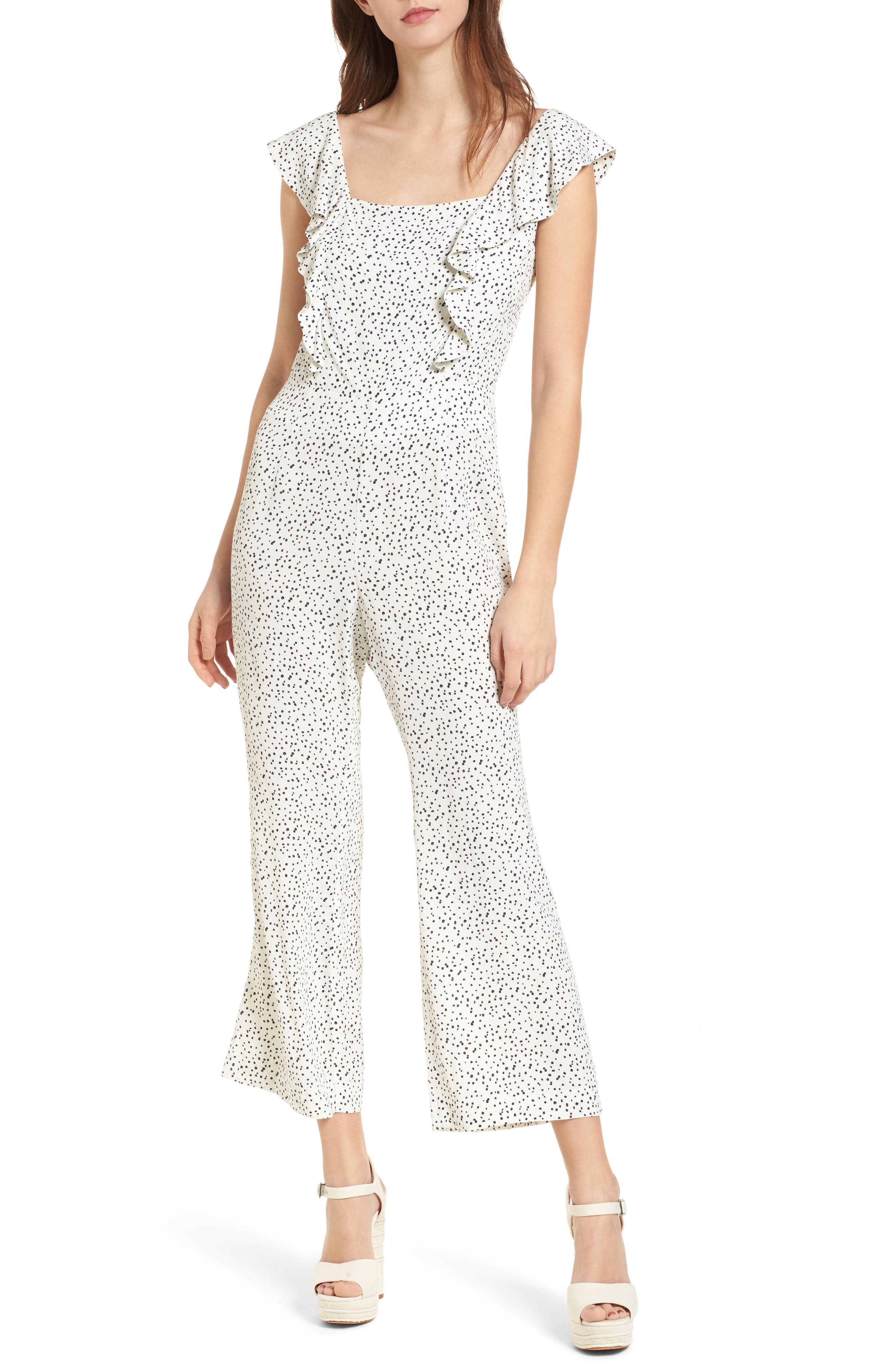 ruffle front jumpsuit
