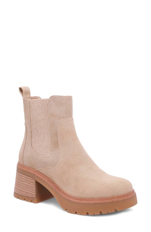 Shop Mia Irie Platform Chelsea Boot In Sand