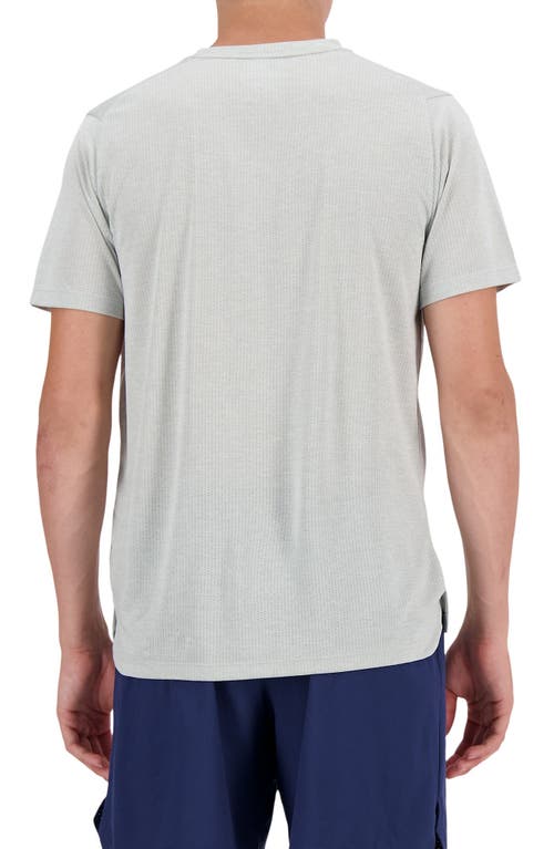 New Balance T-shirt Athletics Cotton Grigio In Athletic Grey