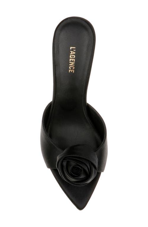 L AGENCE L'AGENCE FELICE POINTED TOE SLIDE SANDAL 