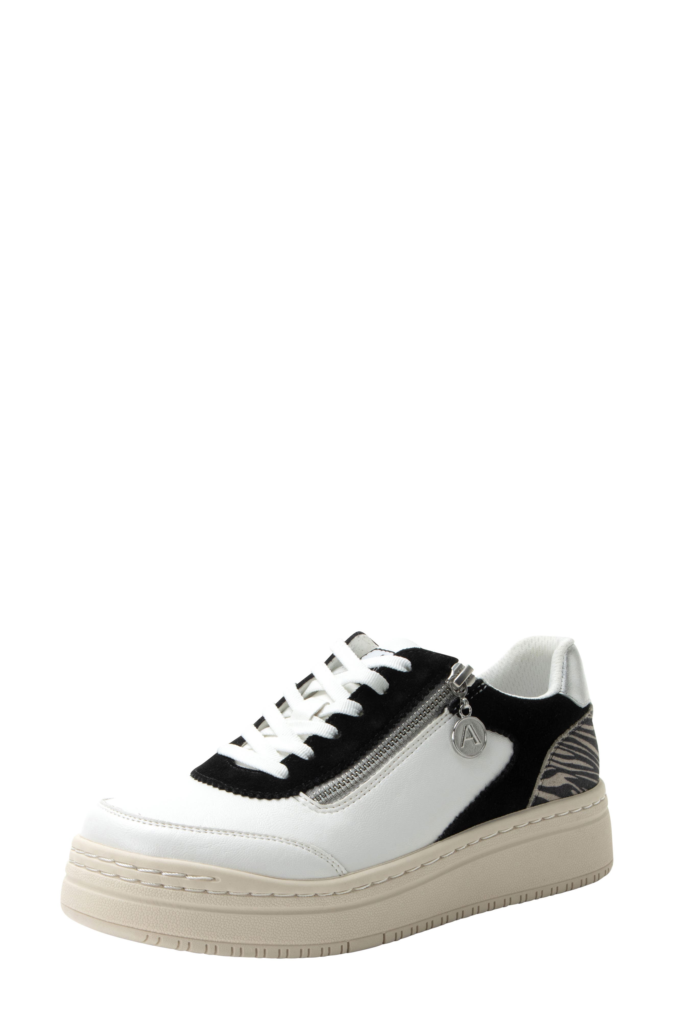 Alegria by PG Lite Averie Platform Sneaker in White 