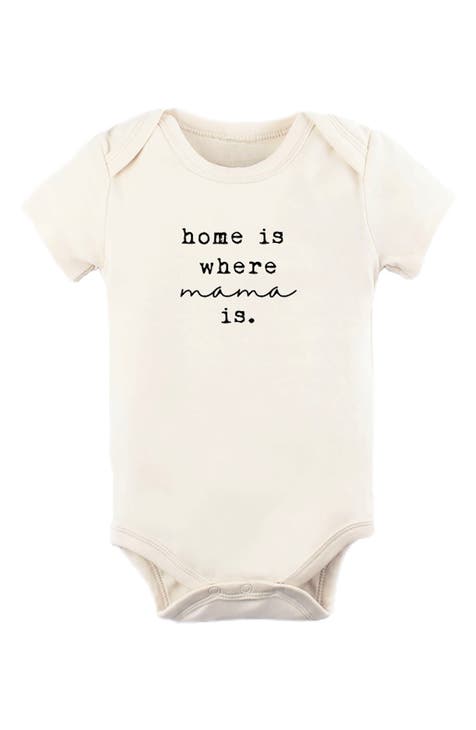 Home Is Where Mama Is Organic Cotton Bodysuit (Baby)