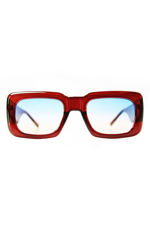 Frame 1 52mm Square Sunglasses in Wood