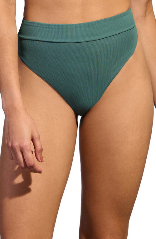 Maaji Suzy Q Reversible Bikini Bottoms in Green