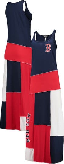 Women's Refried Apparel Navy/Red Boston Red Sox Sustainable Scoop Neck  Maxi