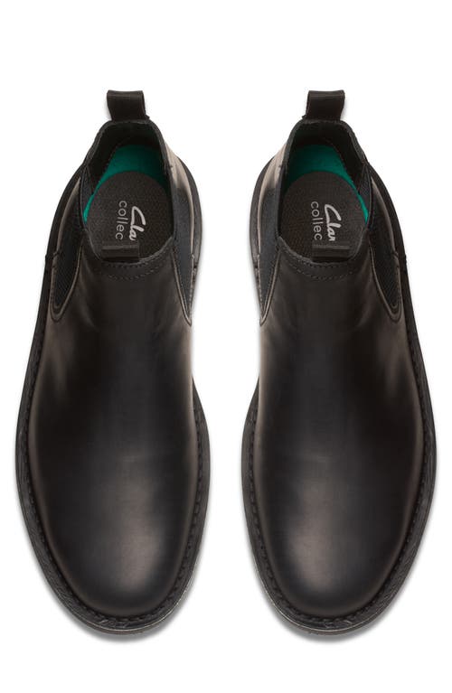Clarks Collection Men's Shepton Easy Boots In Black Leather
