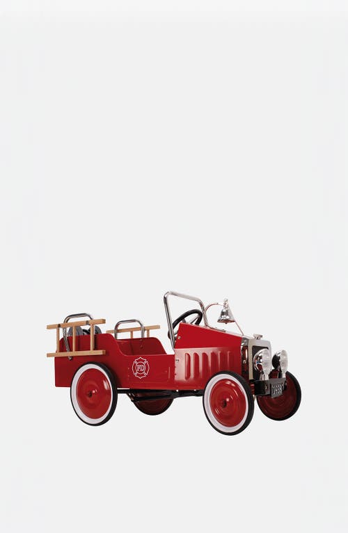 Baghera Fire Truck Ride-On Toy in Red at Nordstrom