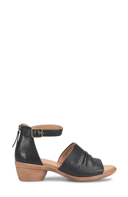 Shop Comfortiva Newnan Ankle Strap Sandal In Black