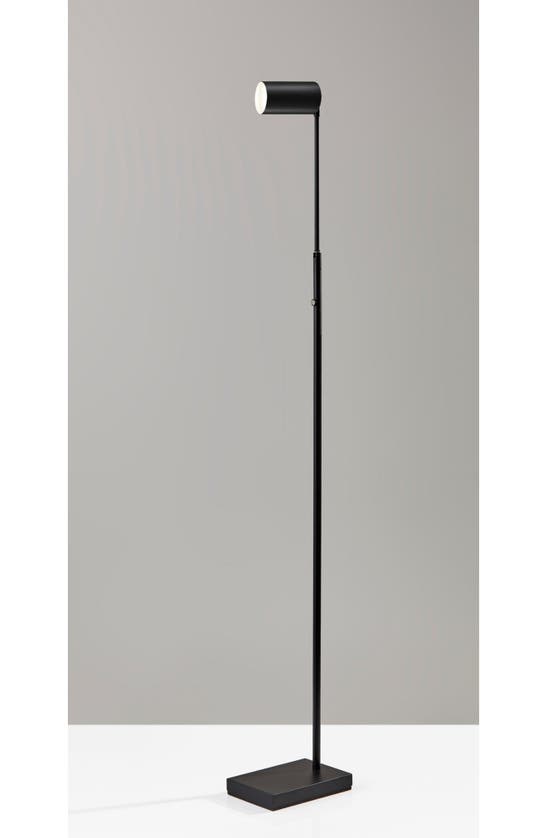 Adesso Lighting Colby Led Floor Lamp In Black Painted Metal