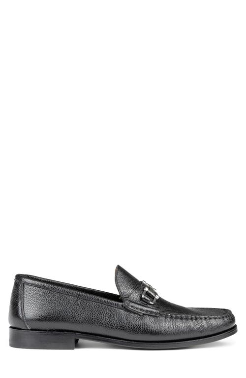 Shop Donald Pliner Evanston Bit Loafer In Black