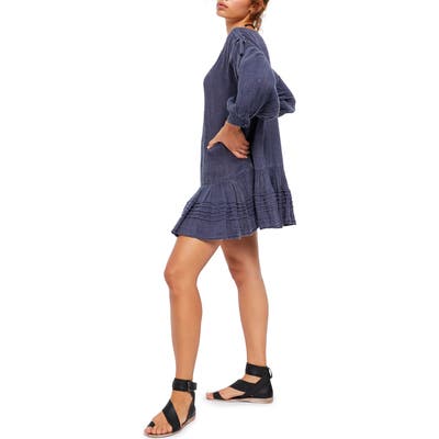 Free People Washed Ashore Minidress, Blue