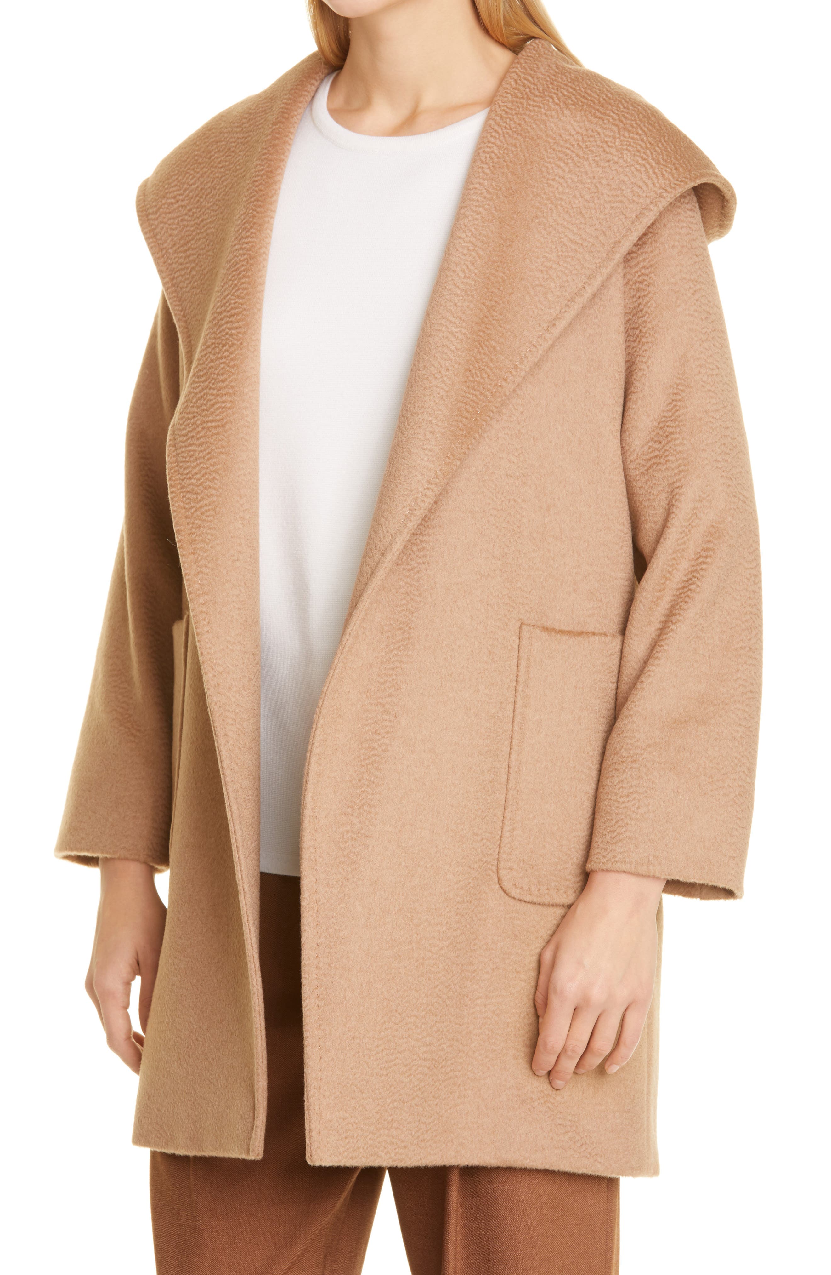 topshop camel coat nordstrom