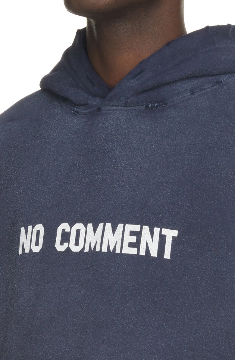 No Comment Wide Fit Hoodie