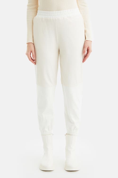 Nocturne High-waisted Jogging Pants In Ivory