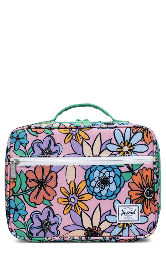 Herschel Pop Quiz Lunchbox Kid's School Backpack Multi Floral One Size