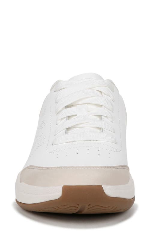 Ryka Courtside Pickleball Sneaker In White Navy