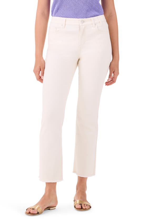 Shop Nic + Zoe Nic+zoe High Waist Demi Bootcut Ankle Jeans In Canvas