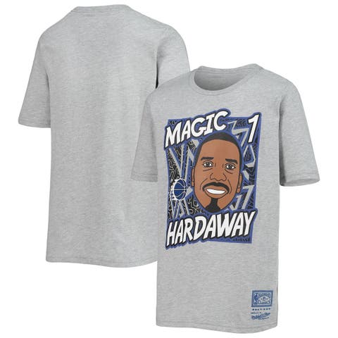 Majestic Penny Hardaway Orlando Magic Hardwood Classics Name & Number  Tri-Blend T-shirt - Royal Blue