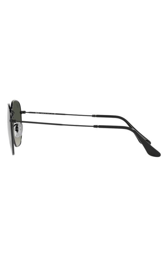 Ray Ban 51mm Gradient Aviator Sunglasses In Black/ Grey Gradient