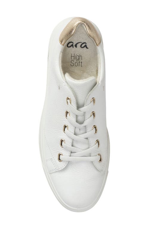 Shop Ara Crystal Platform Sneaker In White