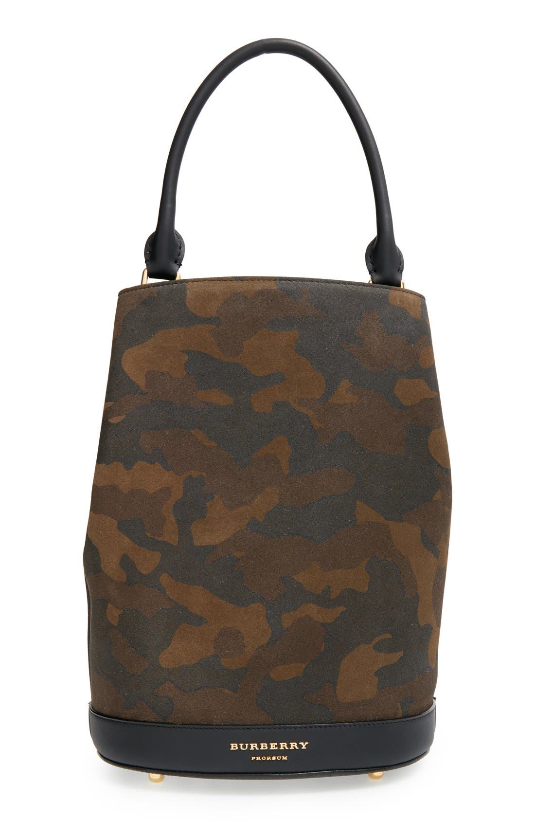 Burberry Camouflage Bucket Bag | Nordstrom