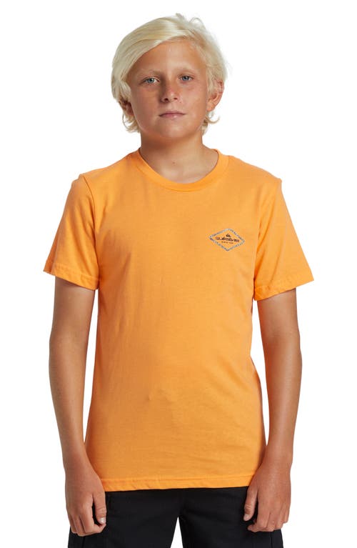 Quiksilver Kids' Omni Lock Cotton Graphic T-Shirt Tangerine at