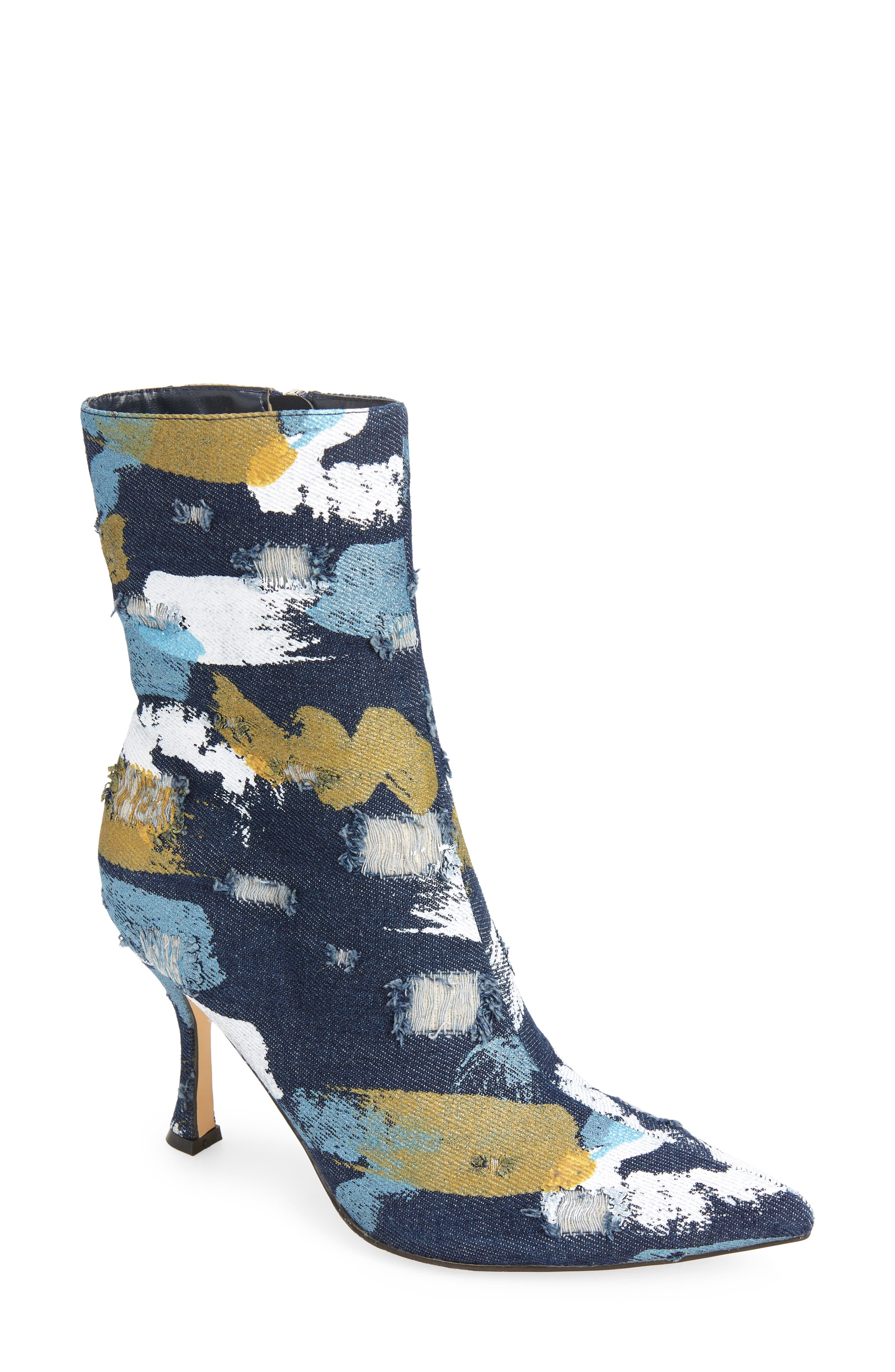 snake print booties nordstrom