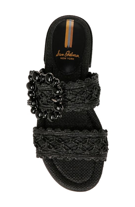 Shop Sam Edelman Elisa Braided Strap Sandal In Black