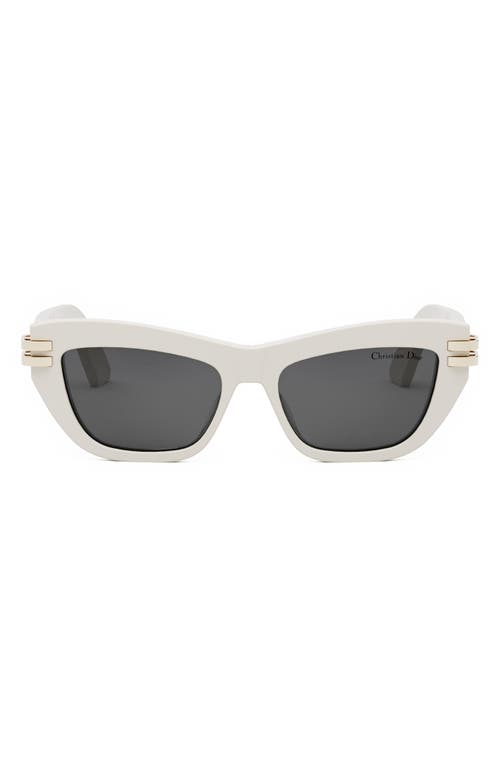 Dior C B2u Butterfly Sunglasses In White