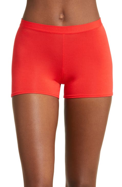 Asics Womens 4 Court Volleyball Spandex Red Shorts Size 2XS, XS, S, M, XL