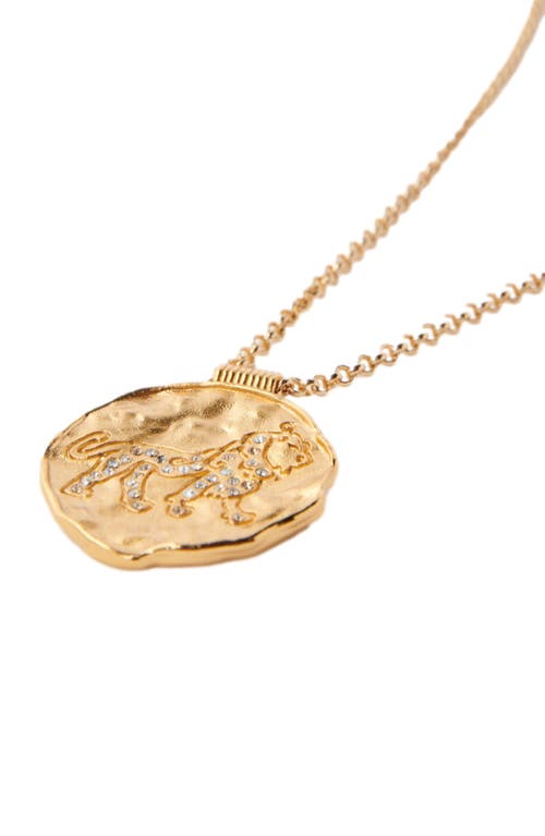 Maje Zodiac Medal In Leo
