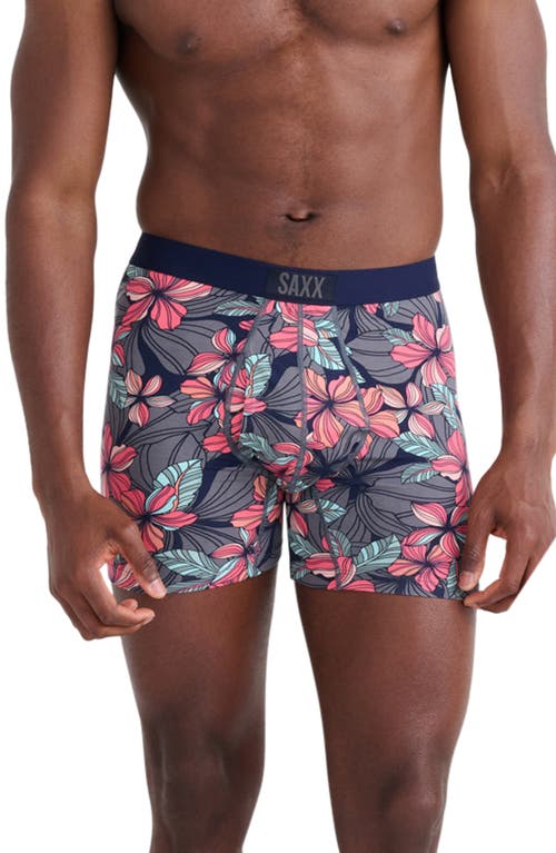 SAXX Ultra Super Soft Relaxed Fit Boxer Briefs in Deep Jungle- Maritime at Nordstrom, Size Small