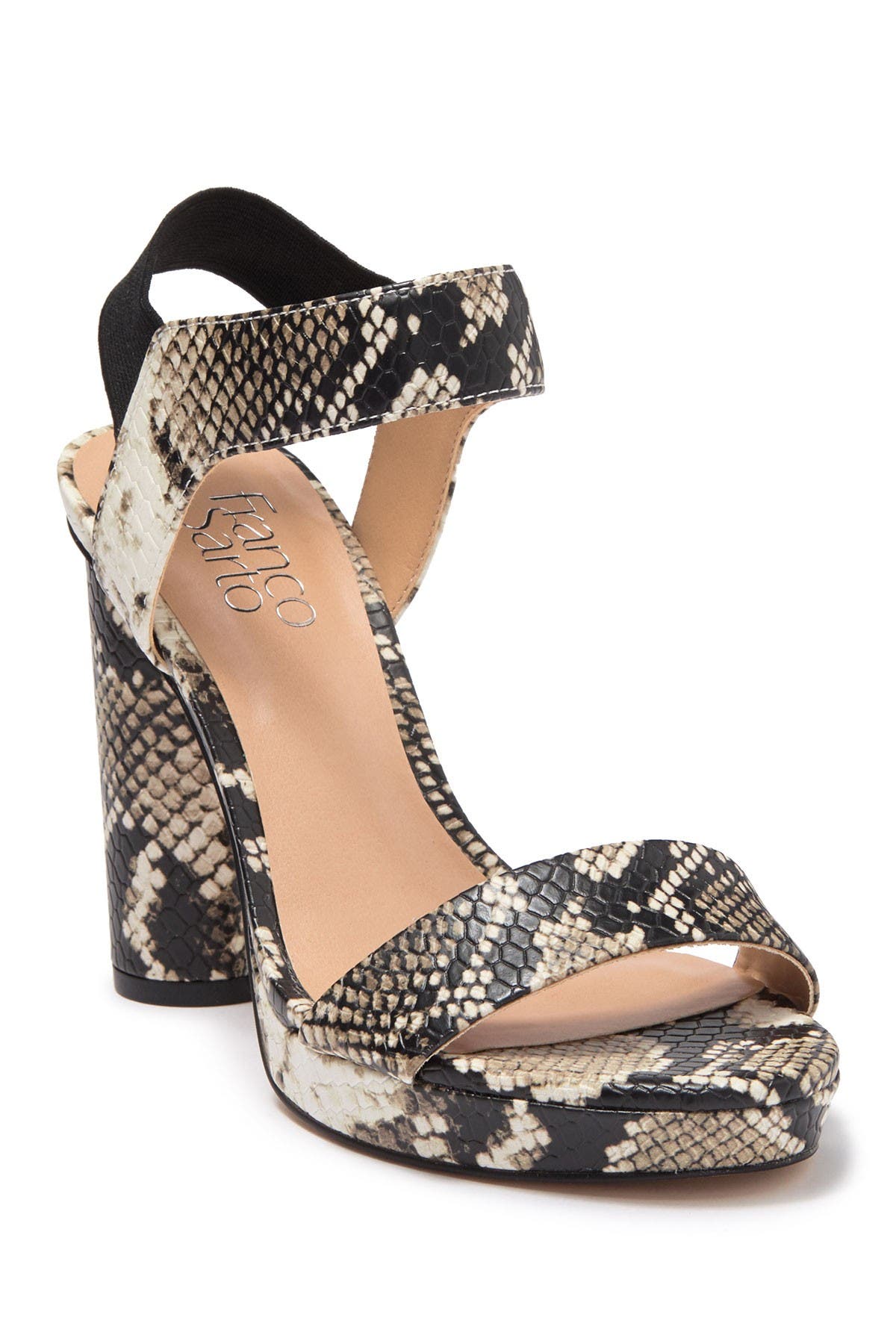 franco sarto snakeskin sandals