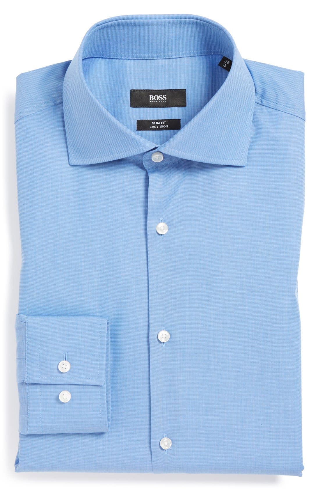 hugo boss easy iron slim fit