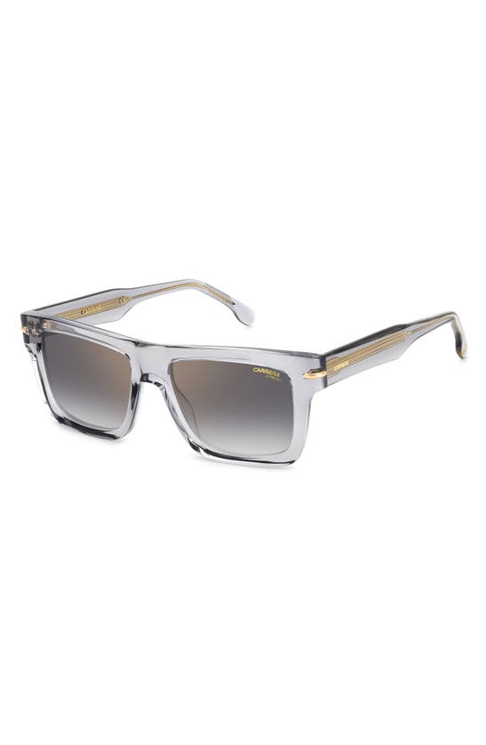 Shop Carrera Eyewear 54mm Rectangular Sunglasses In Grey