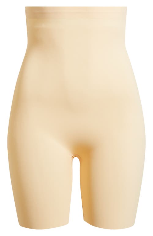 Magic Bodyfashion Maxi Sexy High-bermuda Shaping Shorts In Latte