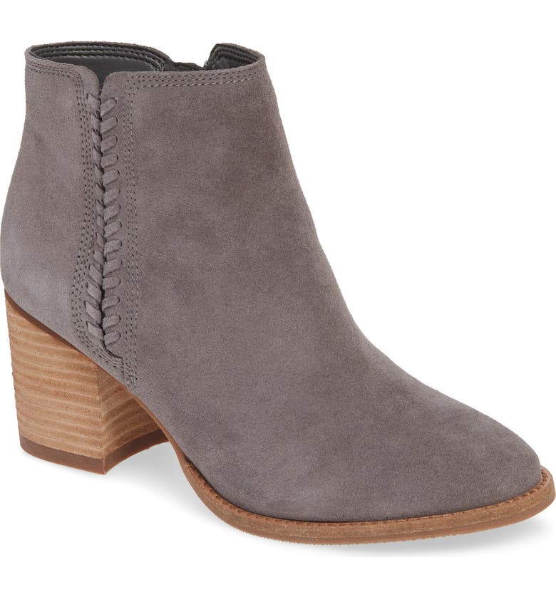 Nina Waterproof Suede Boot, Main, color, GREY SUEDE